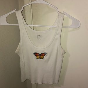 Brandy Melville butterfly tank top